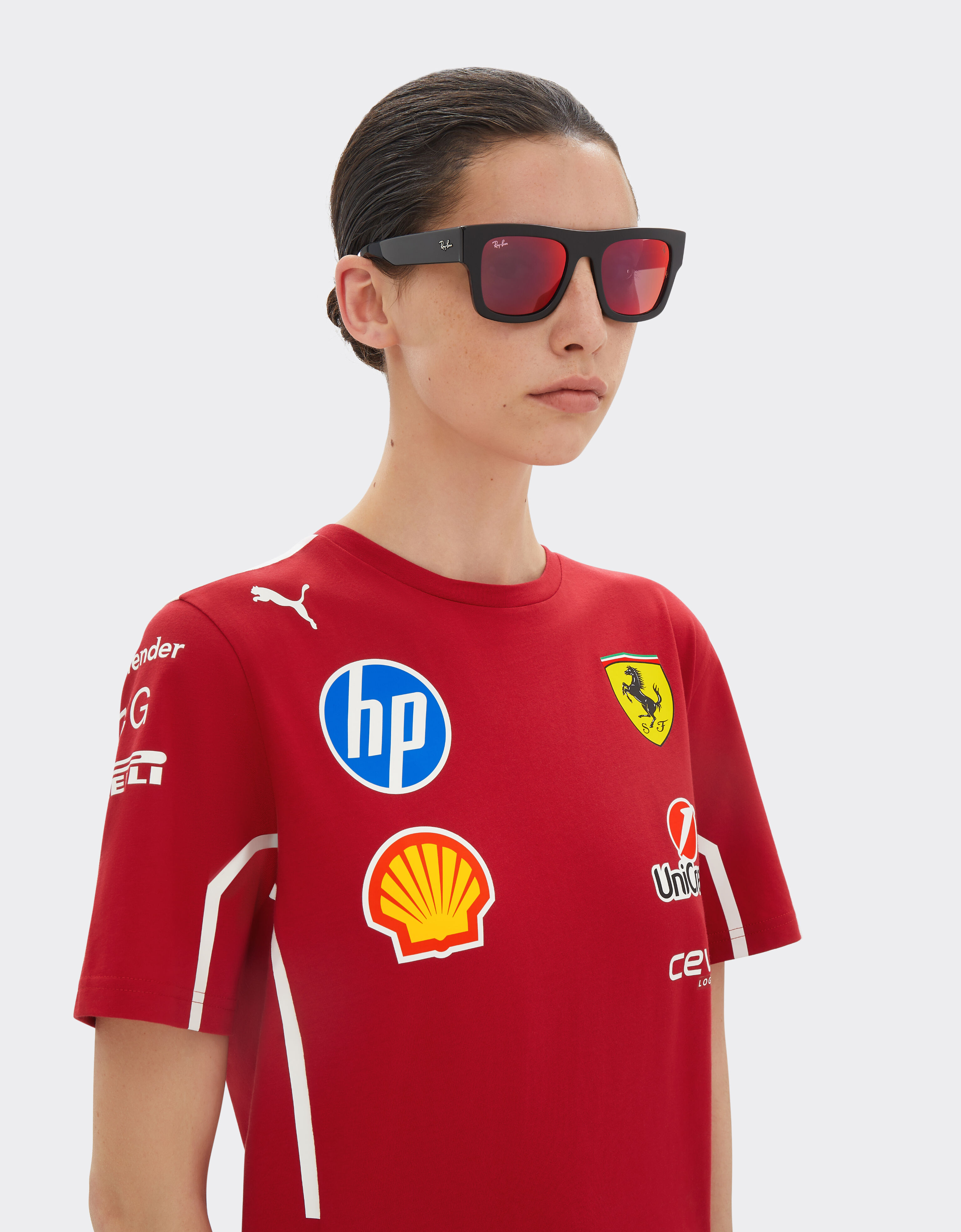 Ferrari 雷朋与法拉利车队联名款 RB2217M 银石赛道特别版眼镜 黑色 LA09Gf