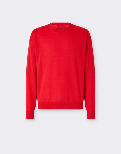 Cashmere and silk crew-neck jumper Ferrari Cashmere and silk crew-neck jumper Rosso Magma CKMCN0016KWS0006f