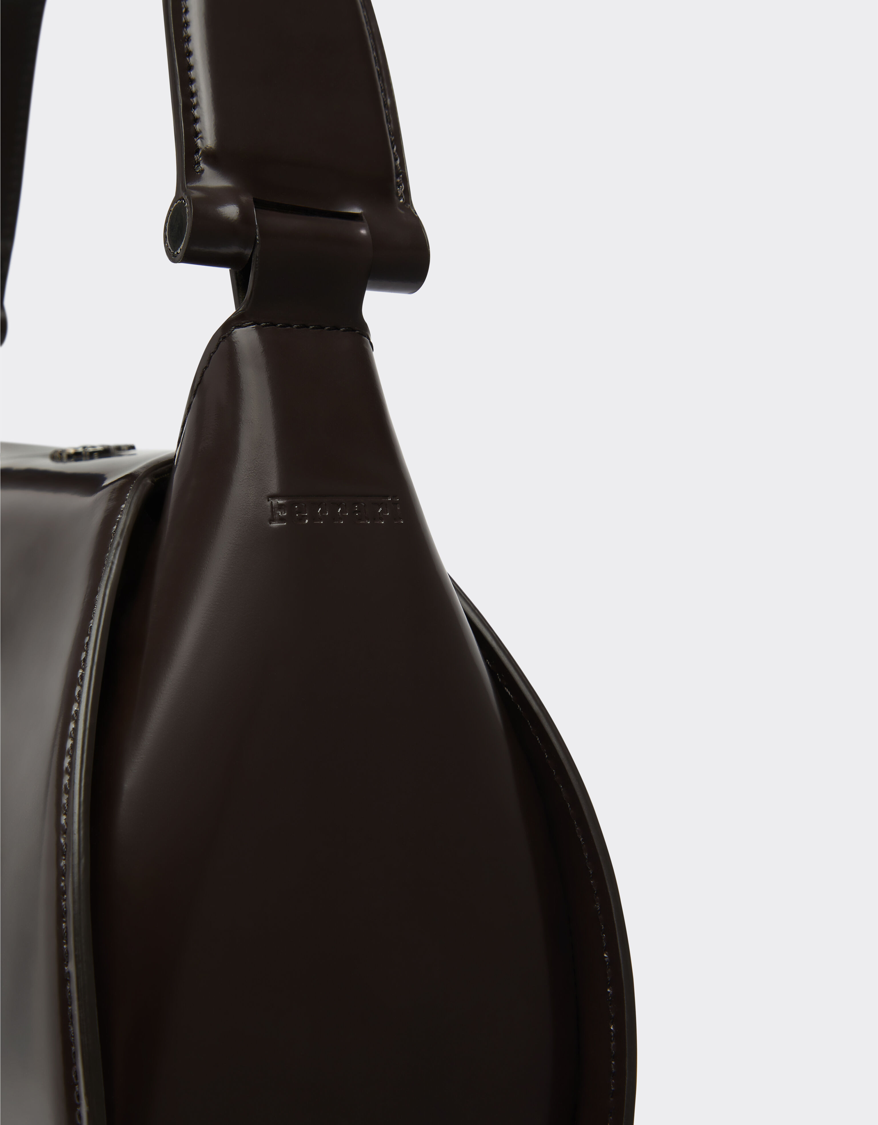 Ferrari La Ferrari Dino Hobo Bag 深棕色 21684f