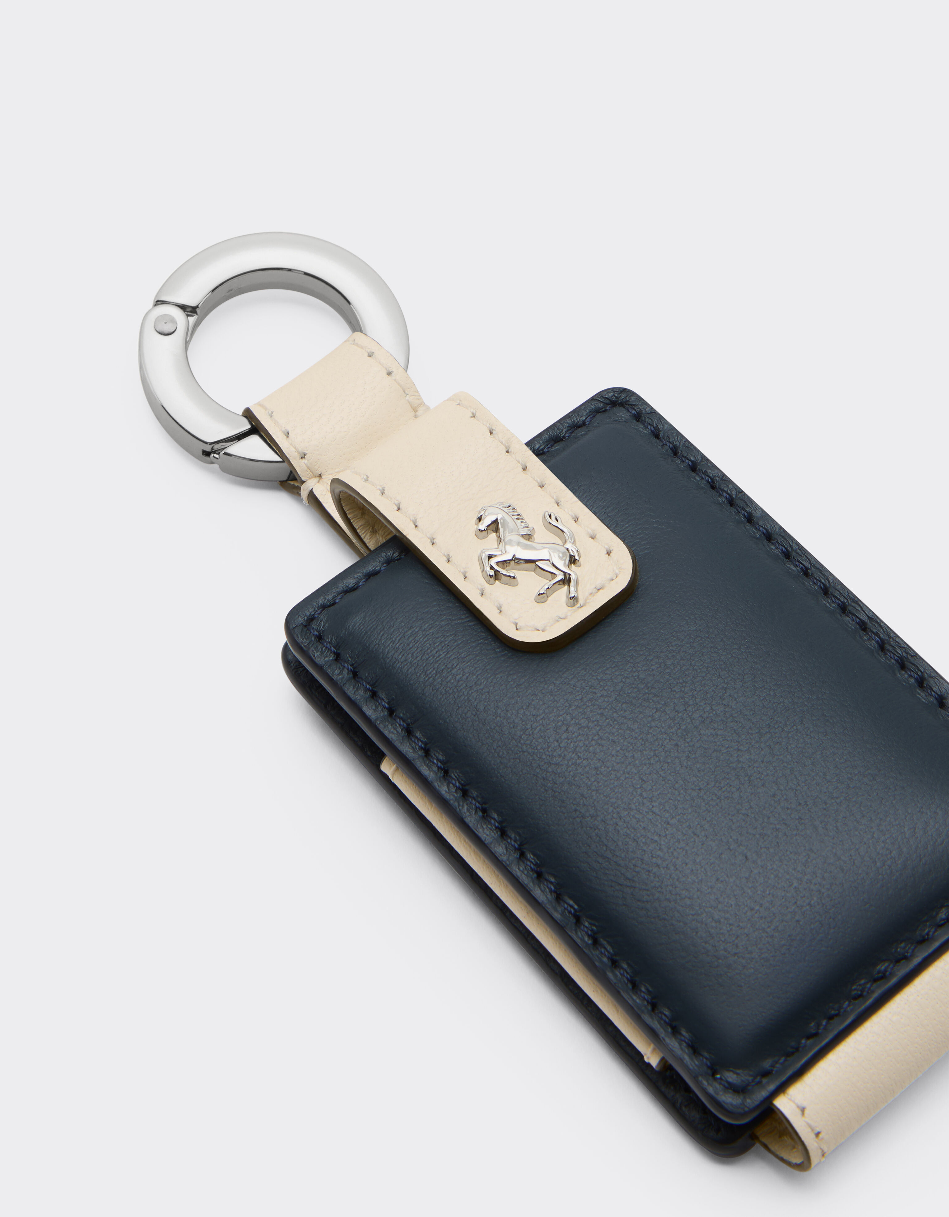 Leather keyring for Amuleto key Ferrari Leather keyring for Amuleto key Ultramarine 50409f