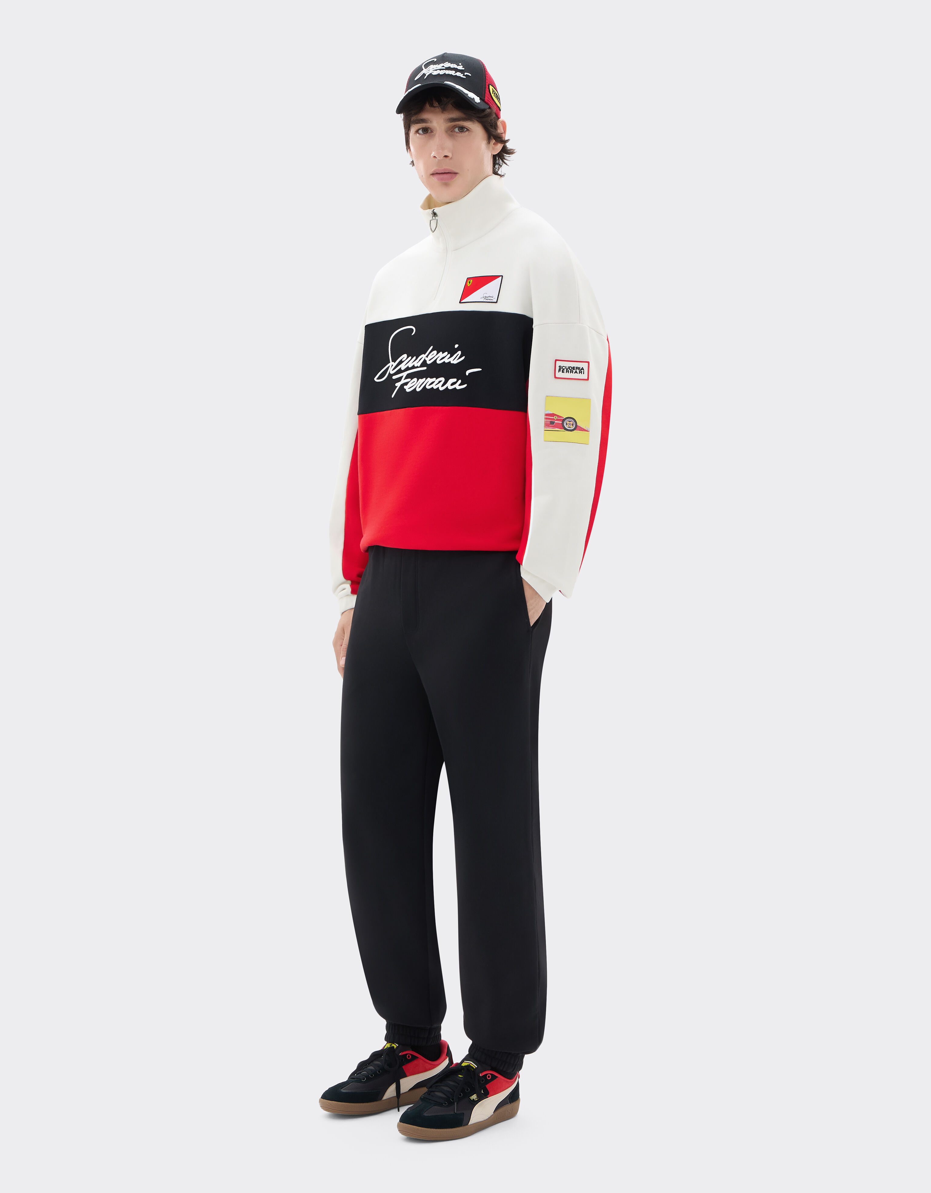 Ferrari Sweat en coton Scuderia Ferrari Black SJMSW0042JCO0039f