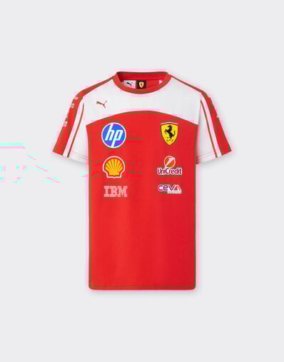 Ferrari Replica 2026 Puma for Scuderia Ferrari HP children's T-shirt Red LA0H6fK