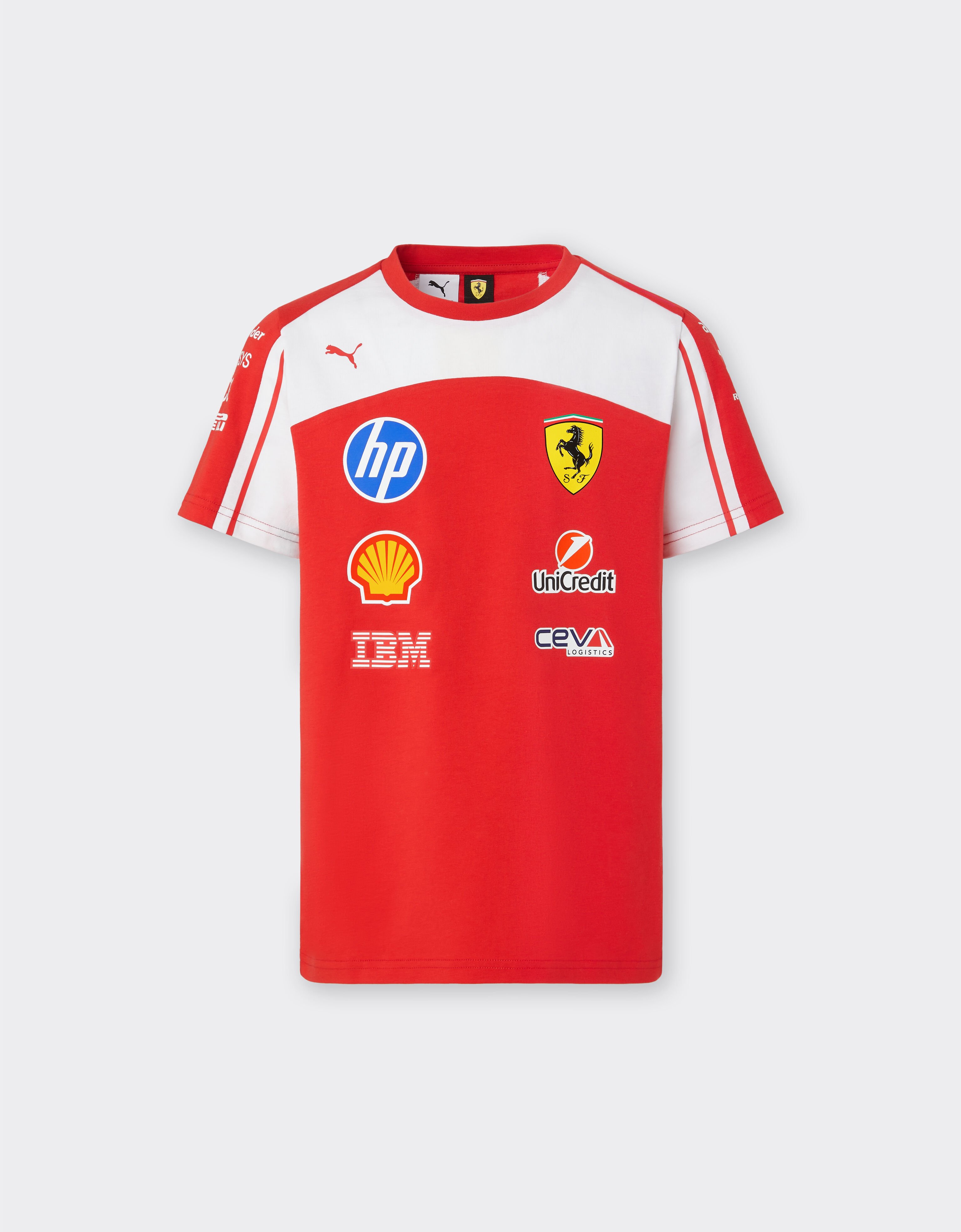Ferrari Replica 2026 Puma for Scuderia Ferrari HP children's T-shirt Red LA0H6fK