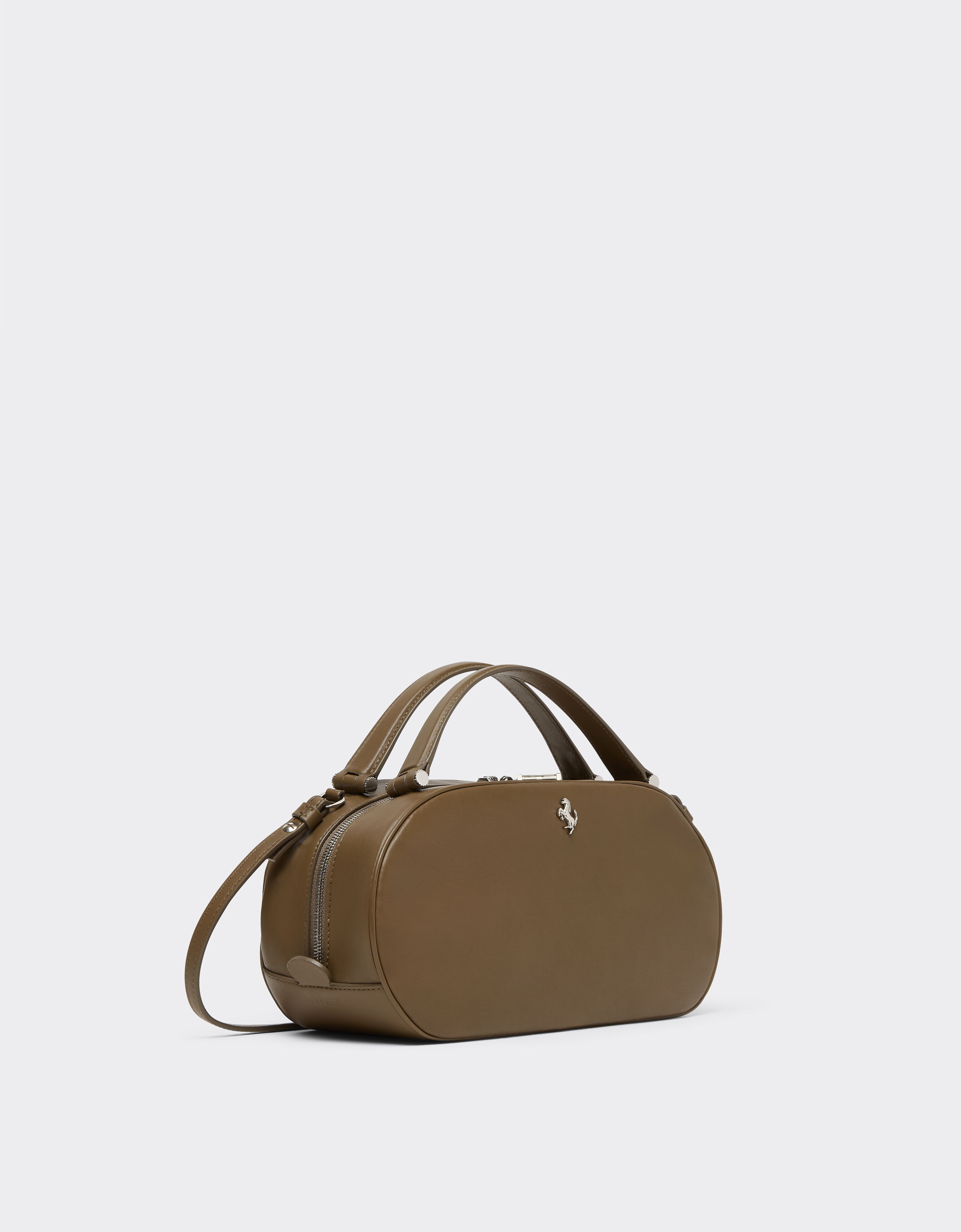 La Ferrari Dino 迷你皮革保龄球包 Ferrari La Ferrari Dino 迷你皮革保龄球包 Khaki Green 50579f