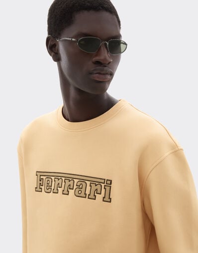 Ferrari 法拉利拼饰棉质卫衣 Jute 50834f