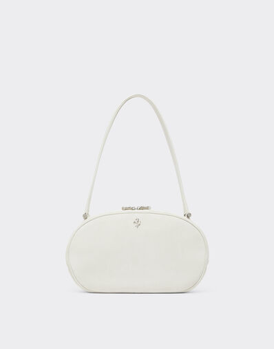 Ferrari La Ferrari Dino 柔软款托特包，麂皮与皮革材质 Avorio 51174f