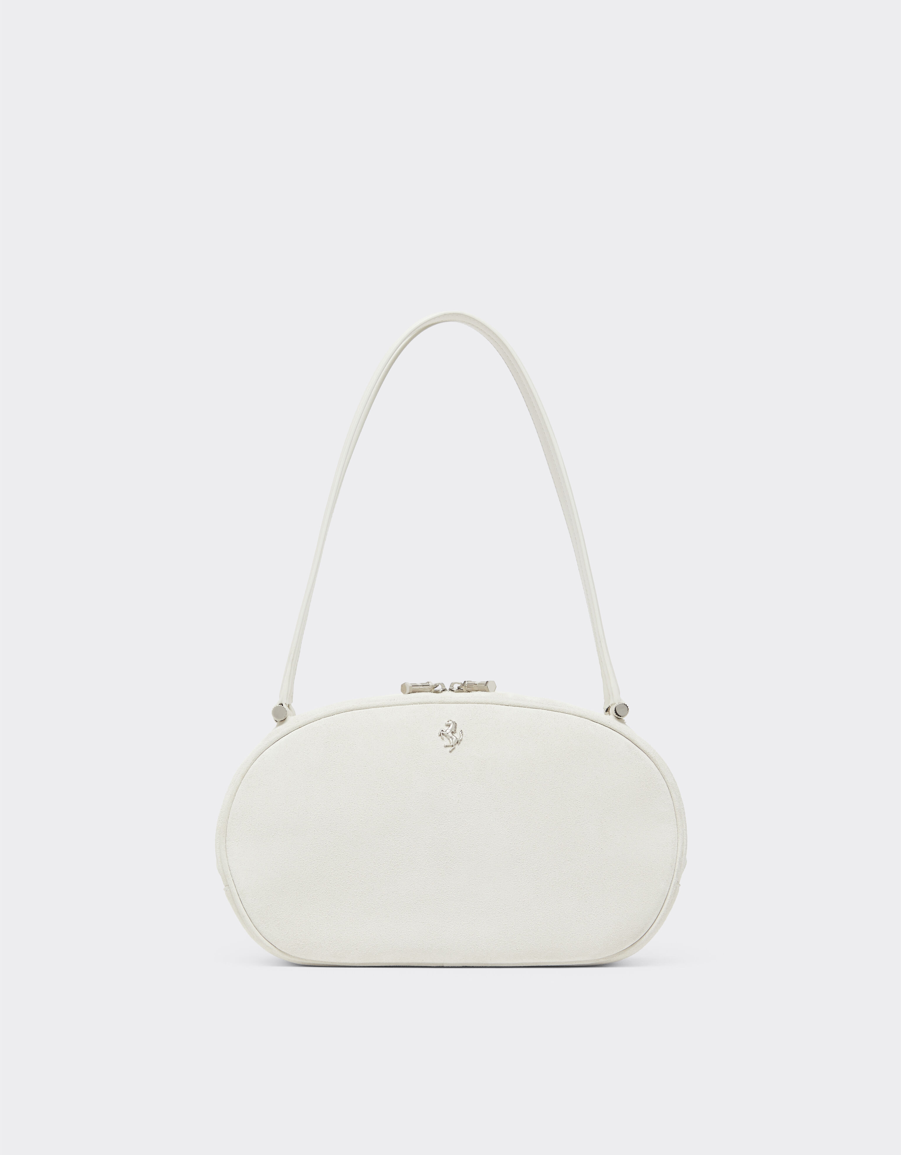 Ferrari La Ferrari Dino 柔软款托特包，麂皮与皮革材质 Avorio 51174f