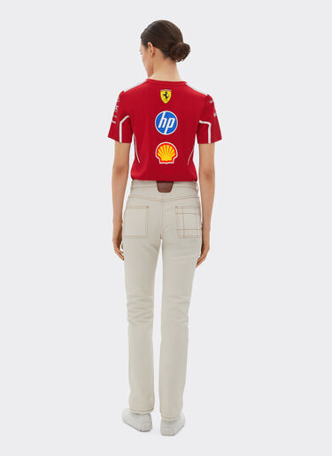 Ferrari Puma 与 Scuderia Ferrari HP 合作款2025车队 T 恤 樱桃色 LA028f