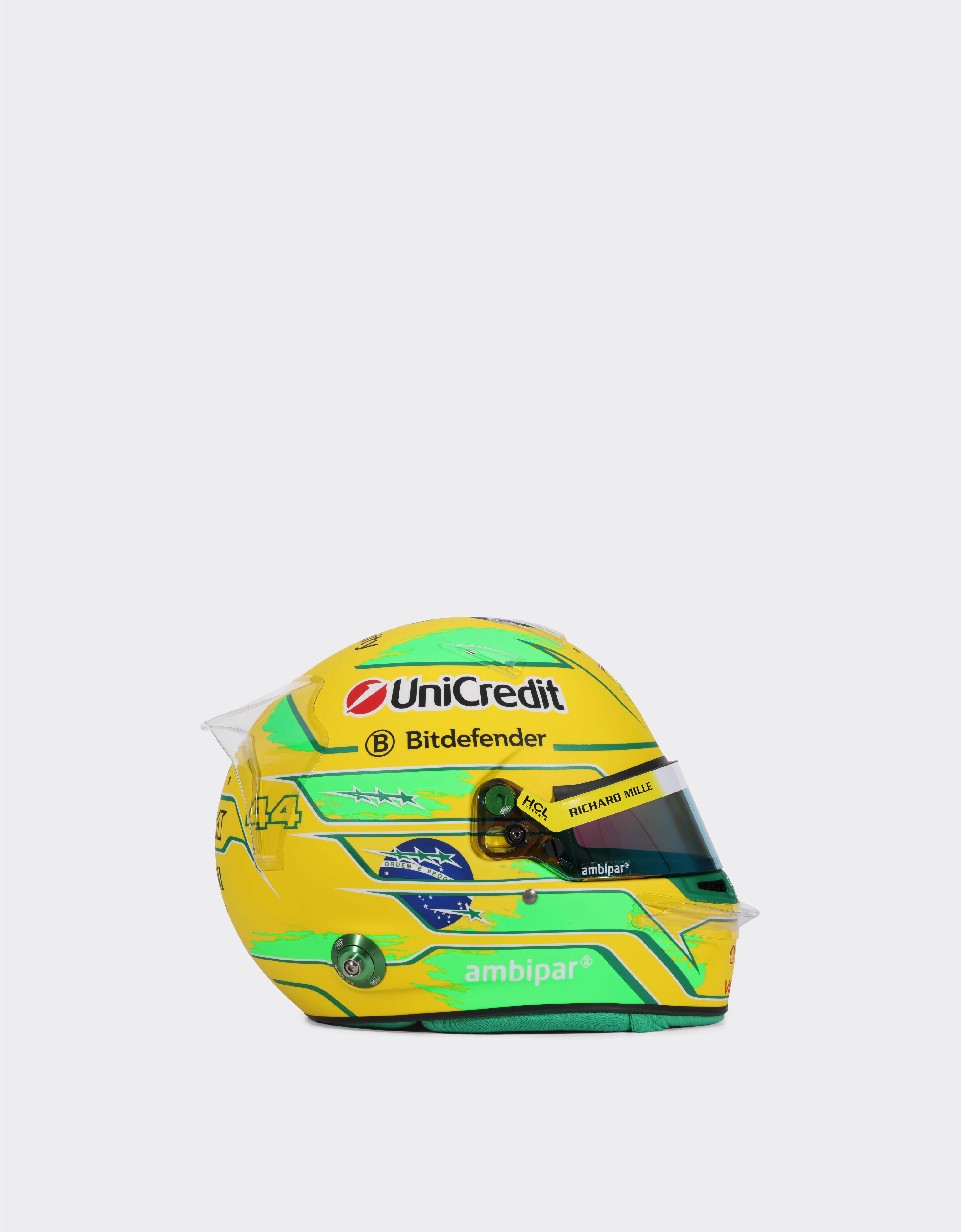 Mini Helmet Hamilton Brazil Special Edition 2025 1:2 Scale Ferrari Mini Helmet Hamilton Brazil Special Edition 2025 1:2 Scale Multicolore LA0DEf