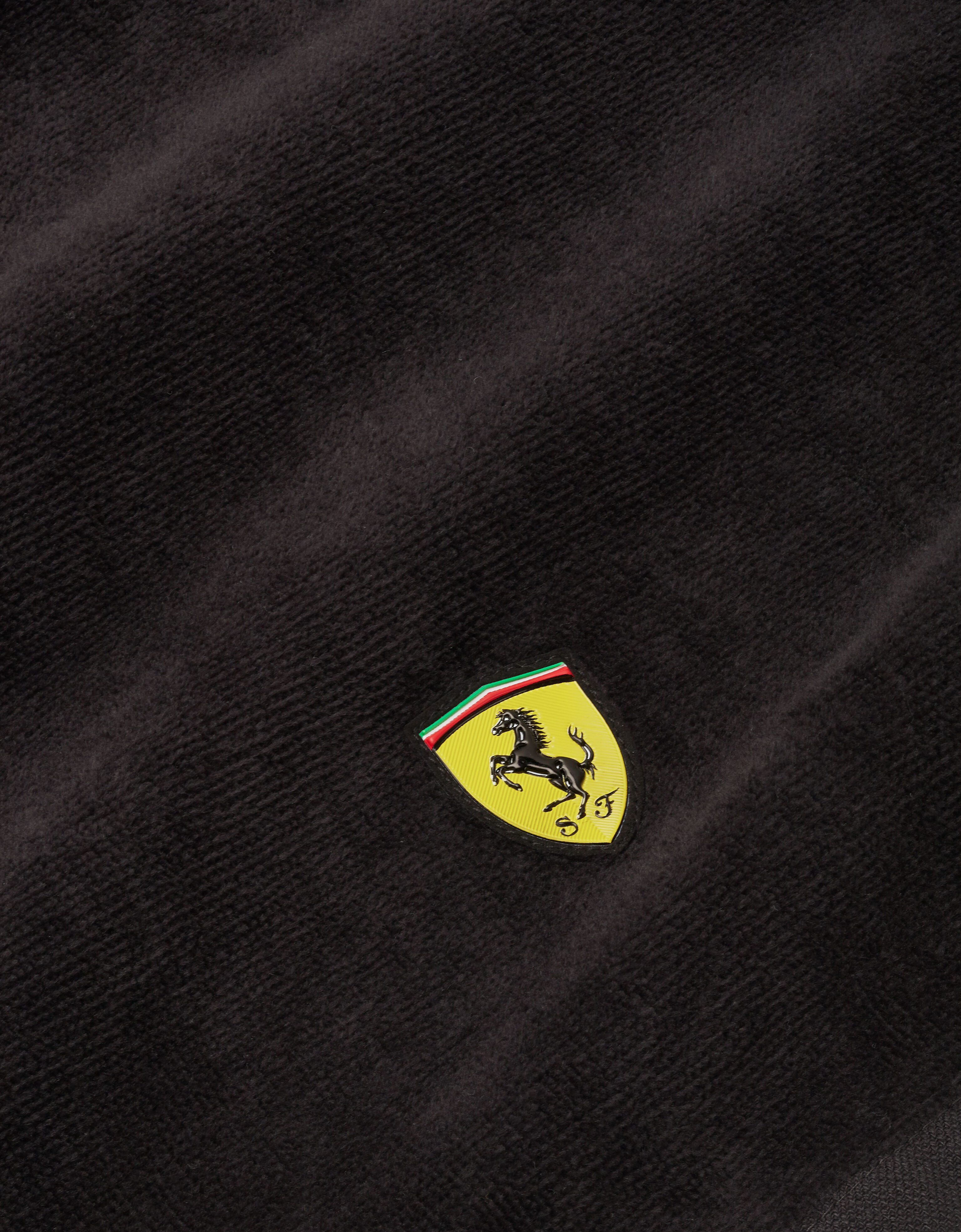 Ferrari Toalla de algodón de la Scuderia Ferrari Black SANBT0001JCO0074f