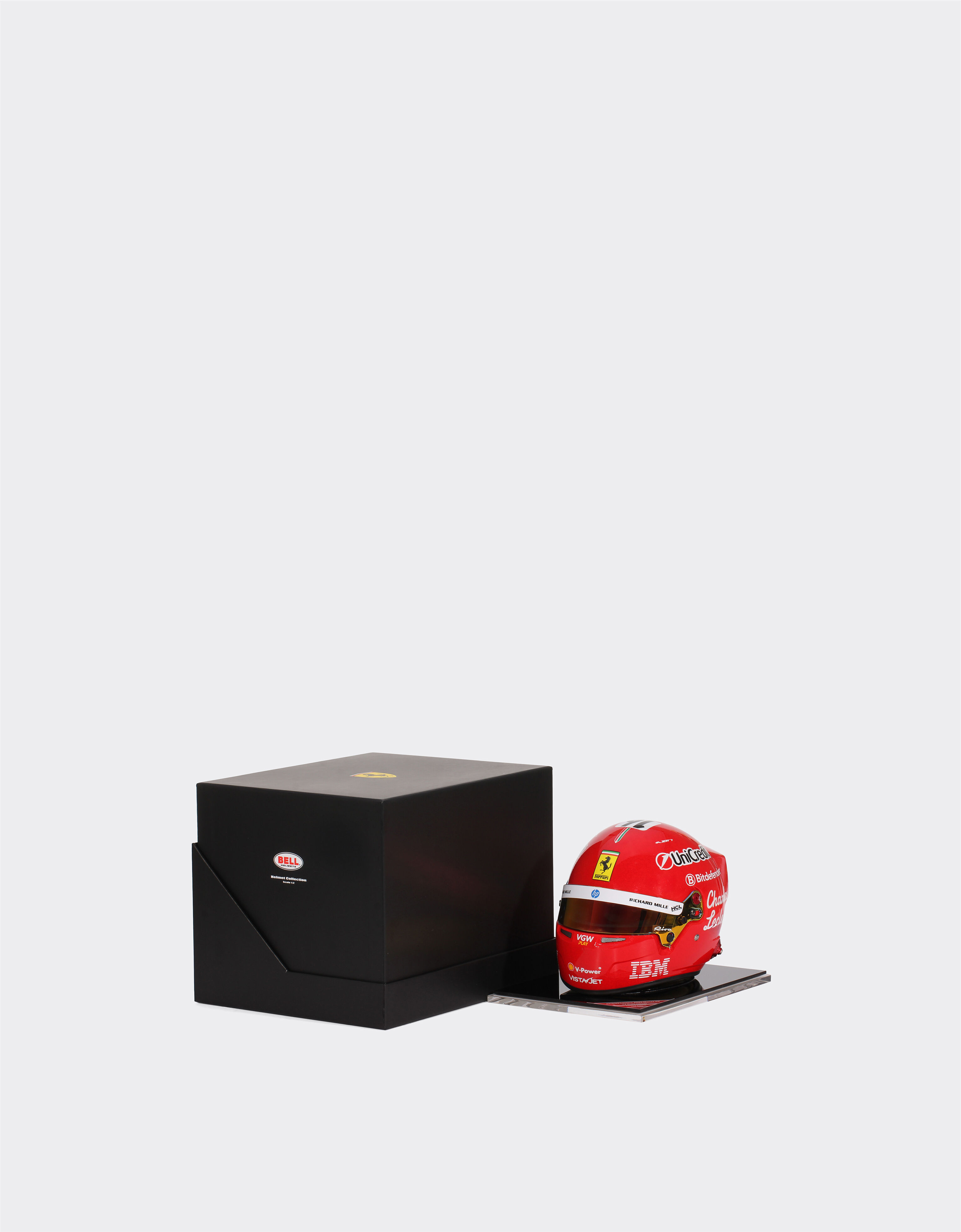 Ferrari 1:2比例勒克莱尔蒙扎迷你头盔 - 2025特别版 MULTICOLOUR LA07Vf