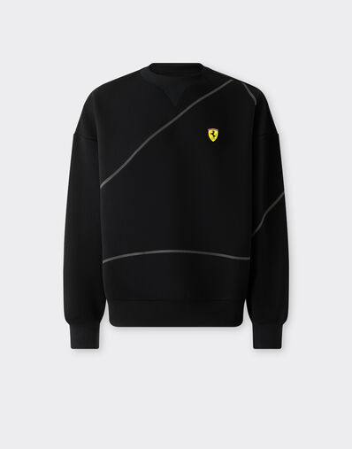  Long-sleeve Scuba fabric shirt Nero SJMSW0082JCO0025f