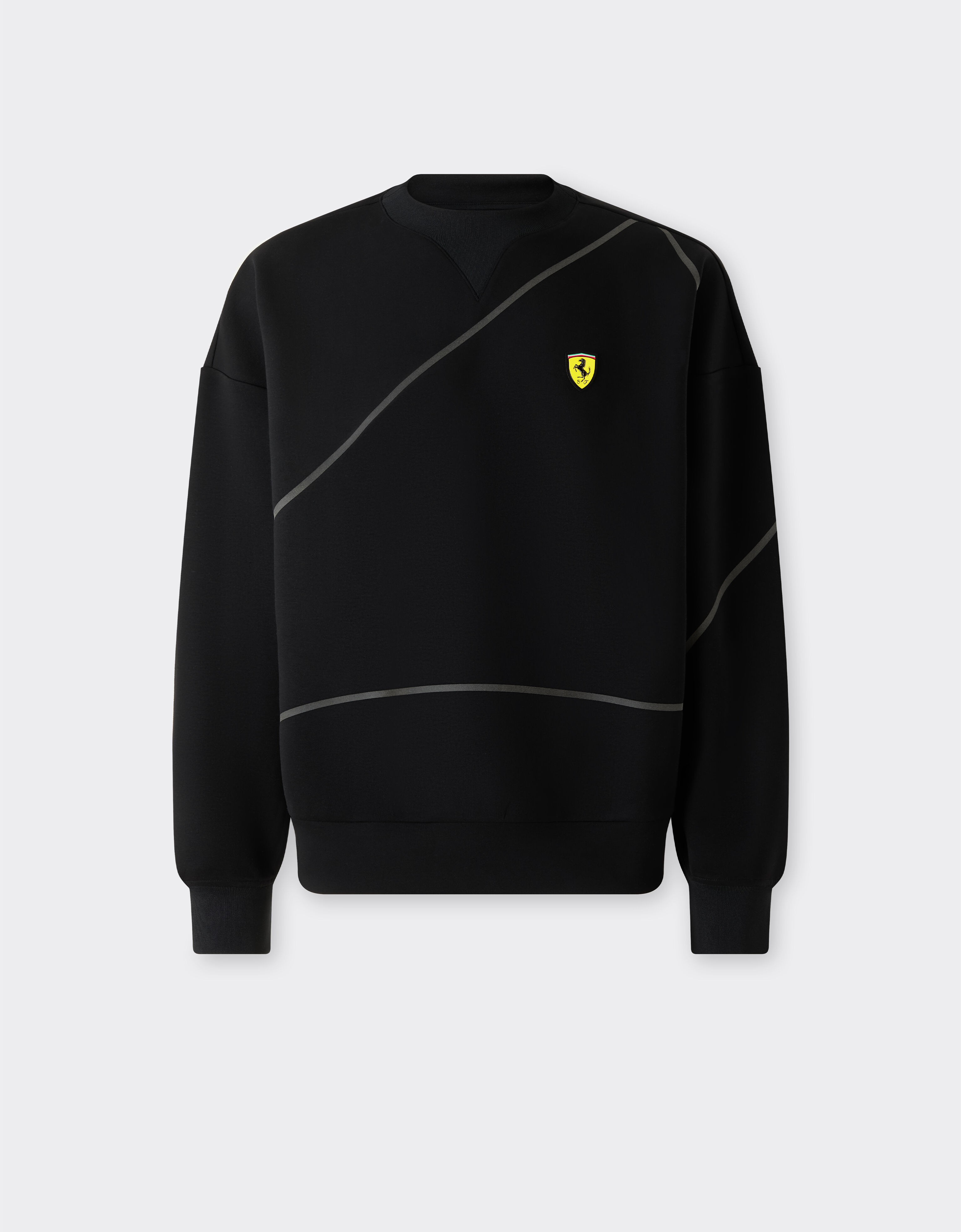  Long-sleeve Scuba fabric shirt Nero SJMSW0082JCO0025f