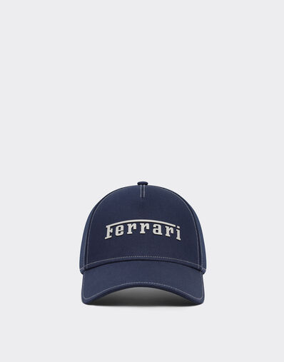 Ferrari Cotton cap with Ferrari logo Navy 20403f