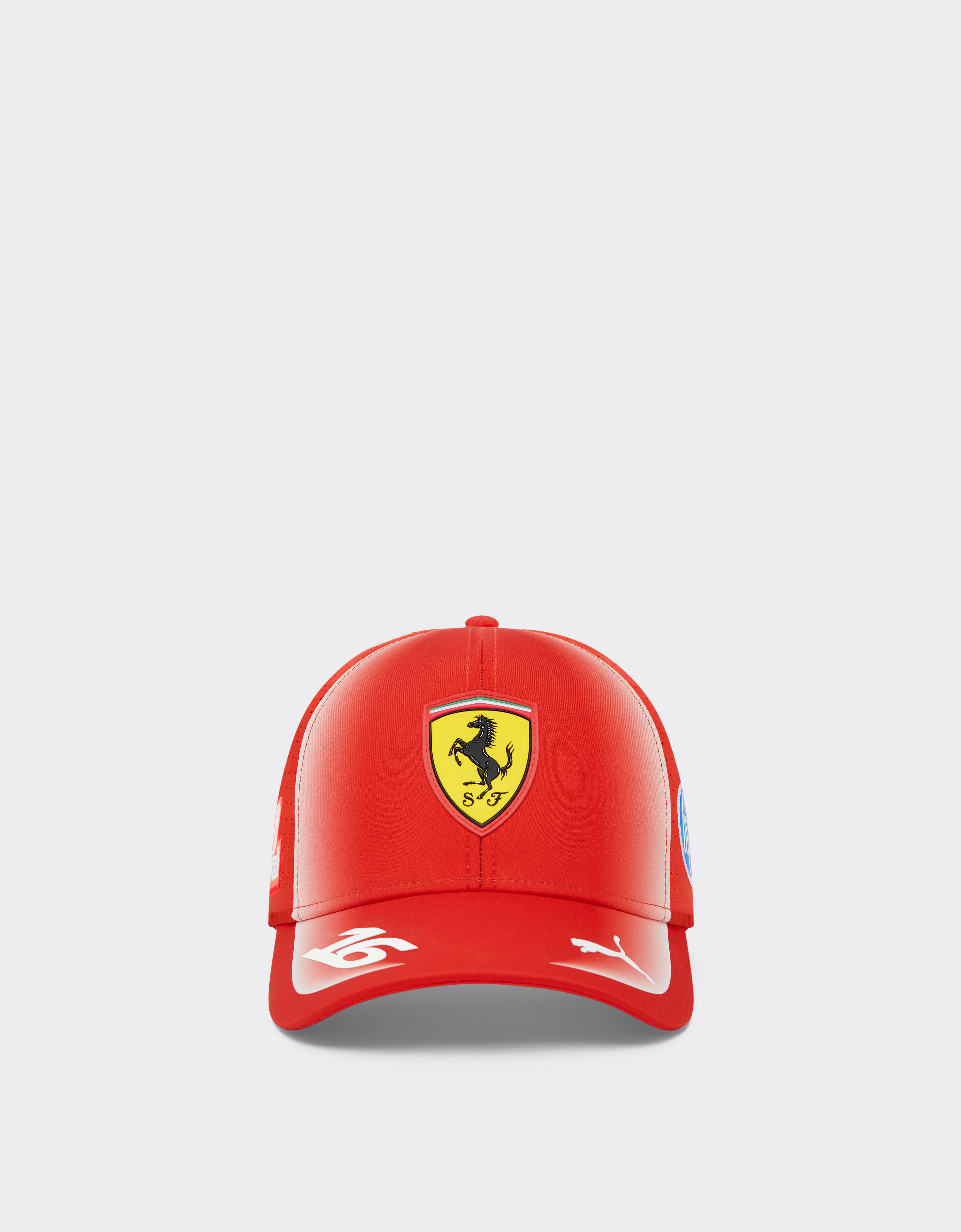 Ferrari Leclerc Junior Replica 2026 Baseball Cap Puma for Scuderia Ferrari HP Red LA0HMfK
