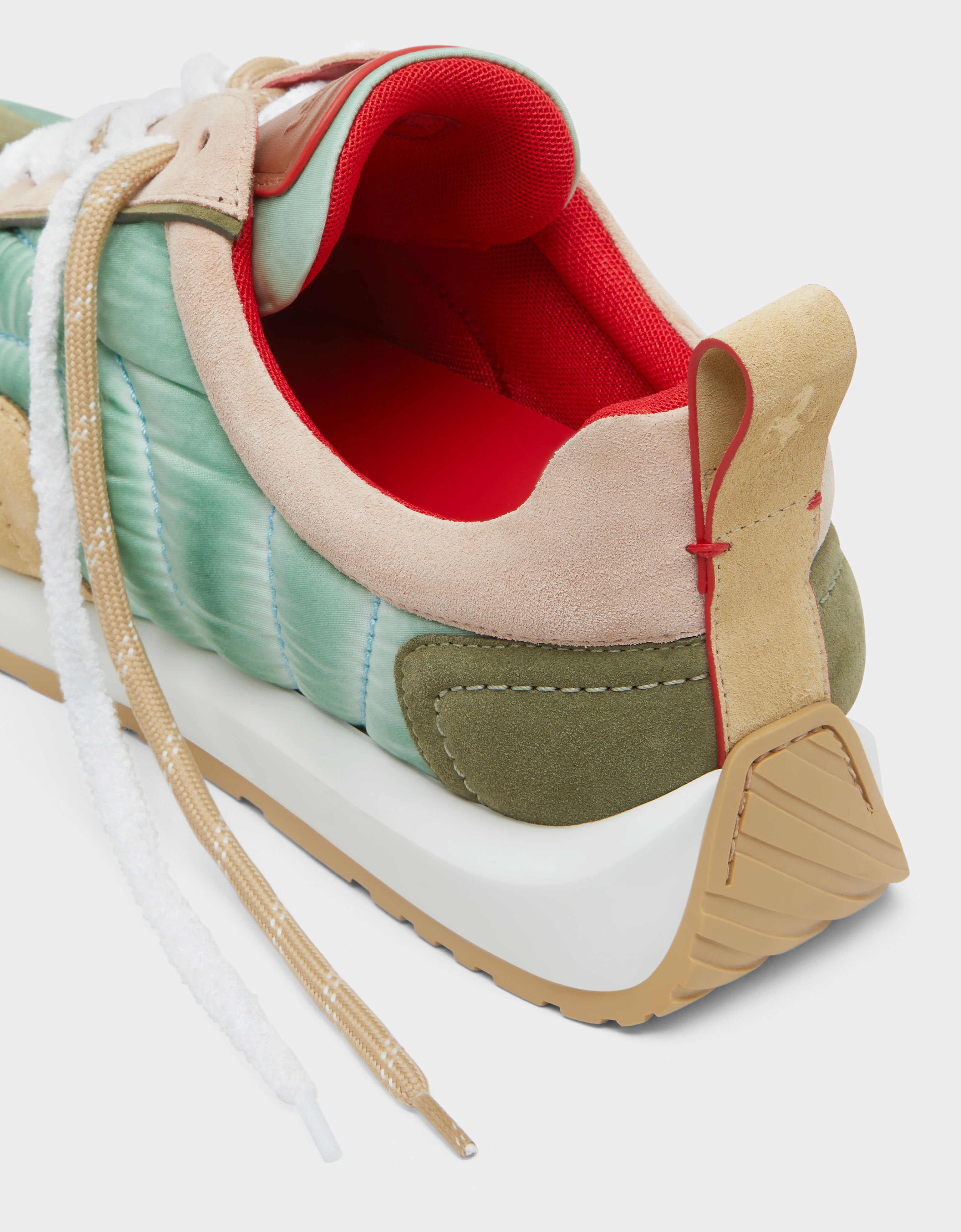 Ferrari 绒面革、纳帕皮革和尼龙训练鞋 Jute 50763f