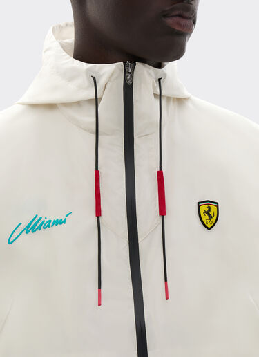 Ferrari Scuderia Ferrari Miami 2026 Windbreaker Avorio SWMOU0016WNY0004f