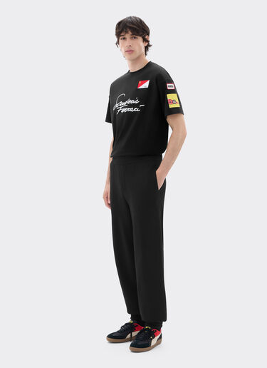 Ferrari T-shirt Scuderia Ferrari en coton Rosso Corsa SJMTH0040JCO0039f