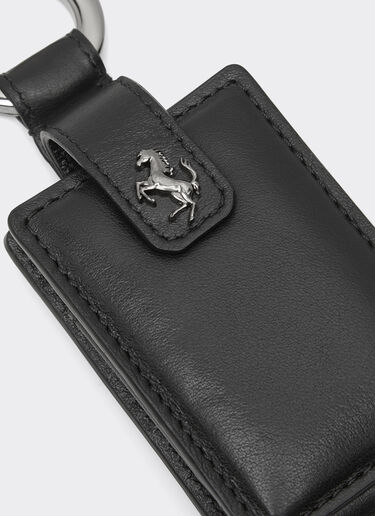 Porte-clés en cuir pour amulette. Ferrari Porte-clés en cuir pour amulette. Noir CPNKH0005YL00005f