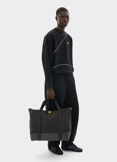  Weekender bag in technical fabric Nero SBNWE0003HMM0033f