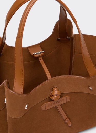 Ferrari 绒面革迷你托特包 Jute 50594f