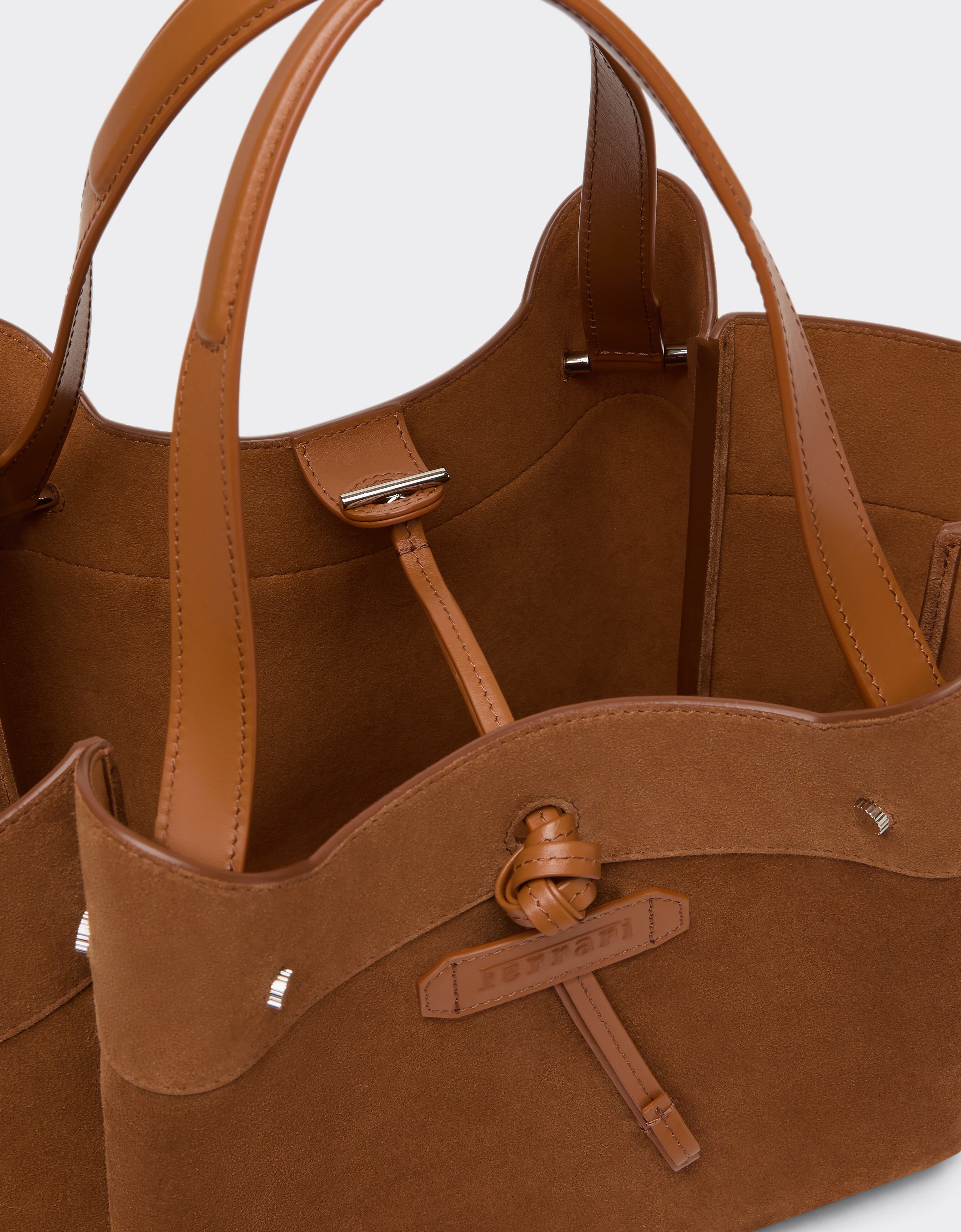 Ferrari 绒面革迷你托特包 Jute 50594f