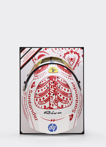 Ferrari 1:1比例 Charles Leclerc 亲笔签名墨西哥2024特别版头盔 赛车红 LA00Hf