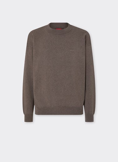 Ferrari 法拉利徽标丝棉混纺卫衣 Clay 50816f