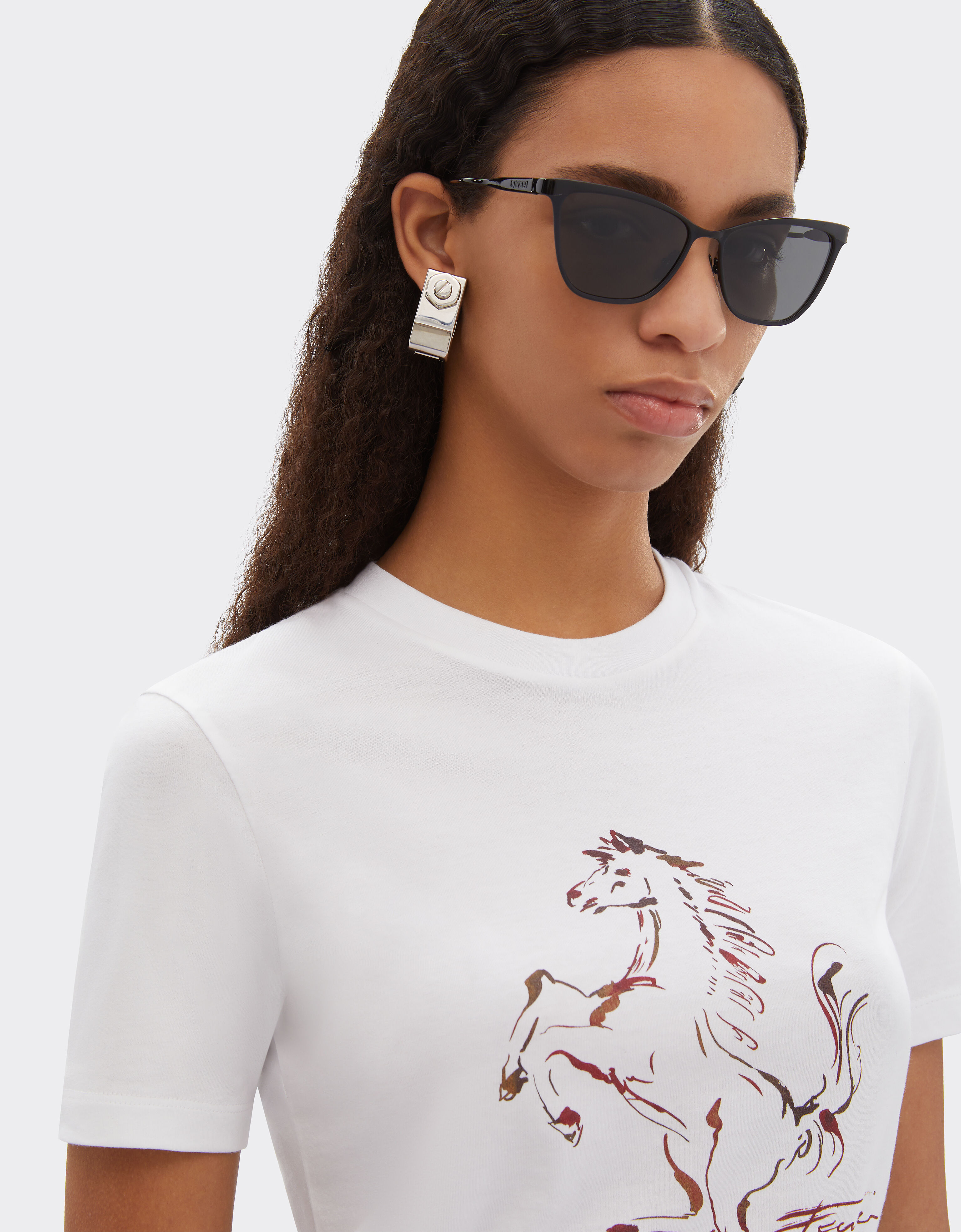 Ferrari Ferrari sunglasses in blackmetal with black crystal polarized lenses Black Matt LA0KXf