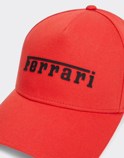 Ferrari 涂层法拉利徽标棒球帽 Racing red 20403f