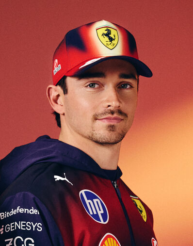 Ferrari Leclerc Replica Puma baseball cap for Scuderia Ferrari HP China 2026 Rosso LA0GNf