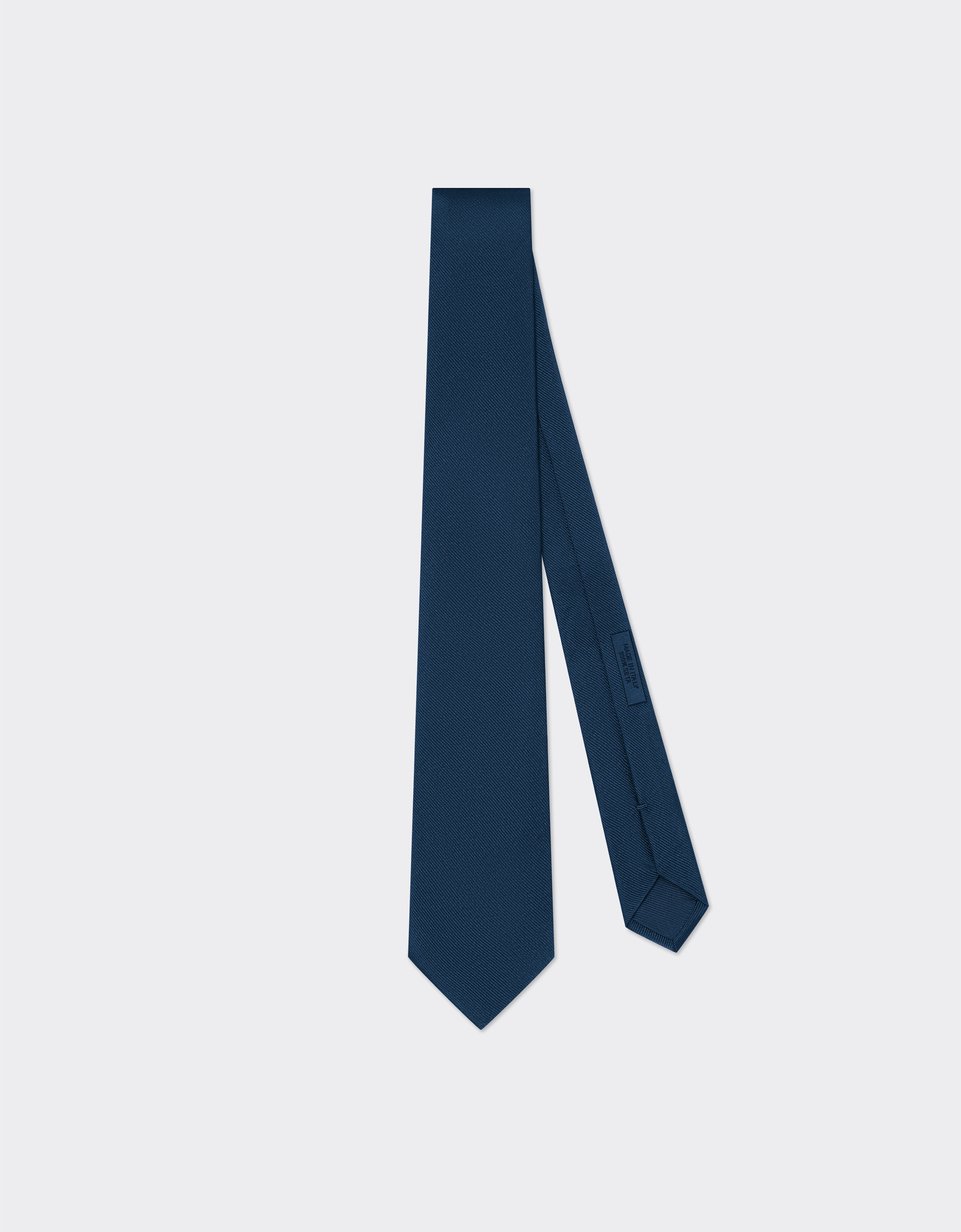 Ferrari 真丝斜纹领带 海军蓝 50084f