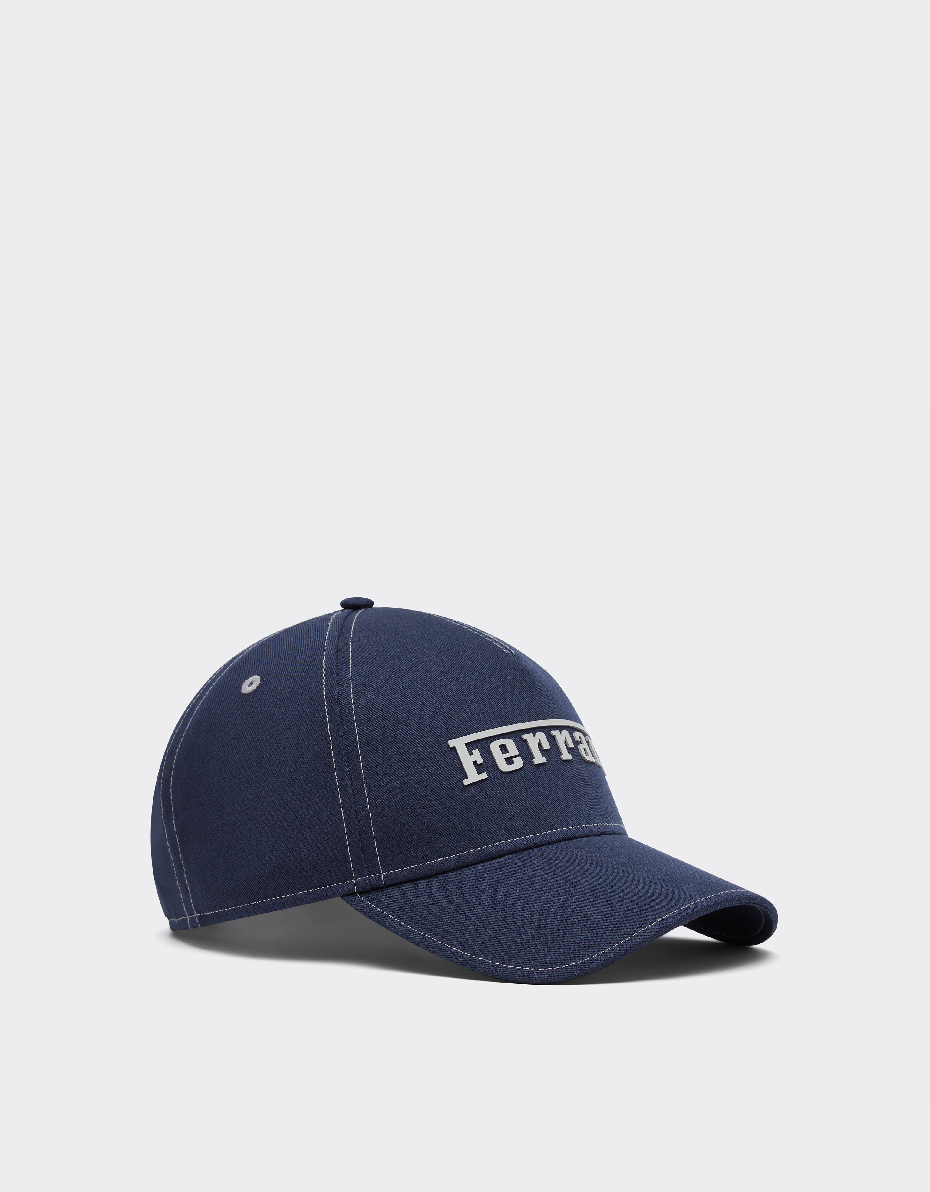 Cotton cap with Ferrari logo Ferrari Cotton cap with Ferrari logo Navy 20403f