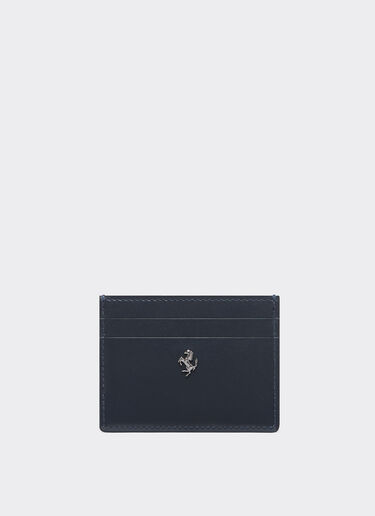 Ferrari 法拉利 GT 磨面皮革卡夹 Navy 21421f