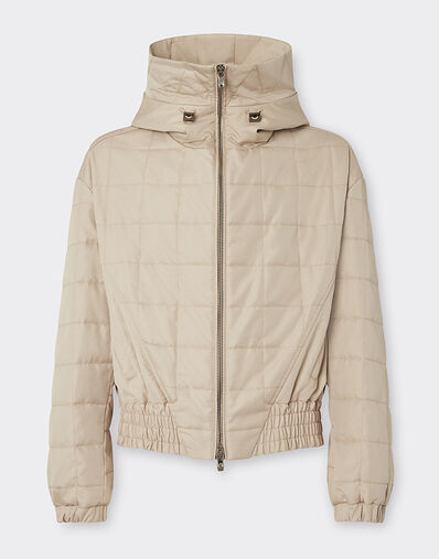 Ferrari Q-Cycle® Cotton Twill Bomber Jacket Chalk 22607f