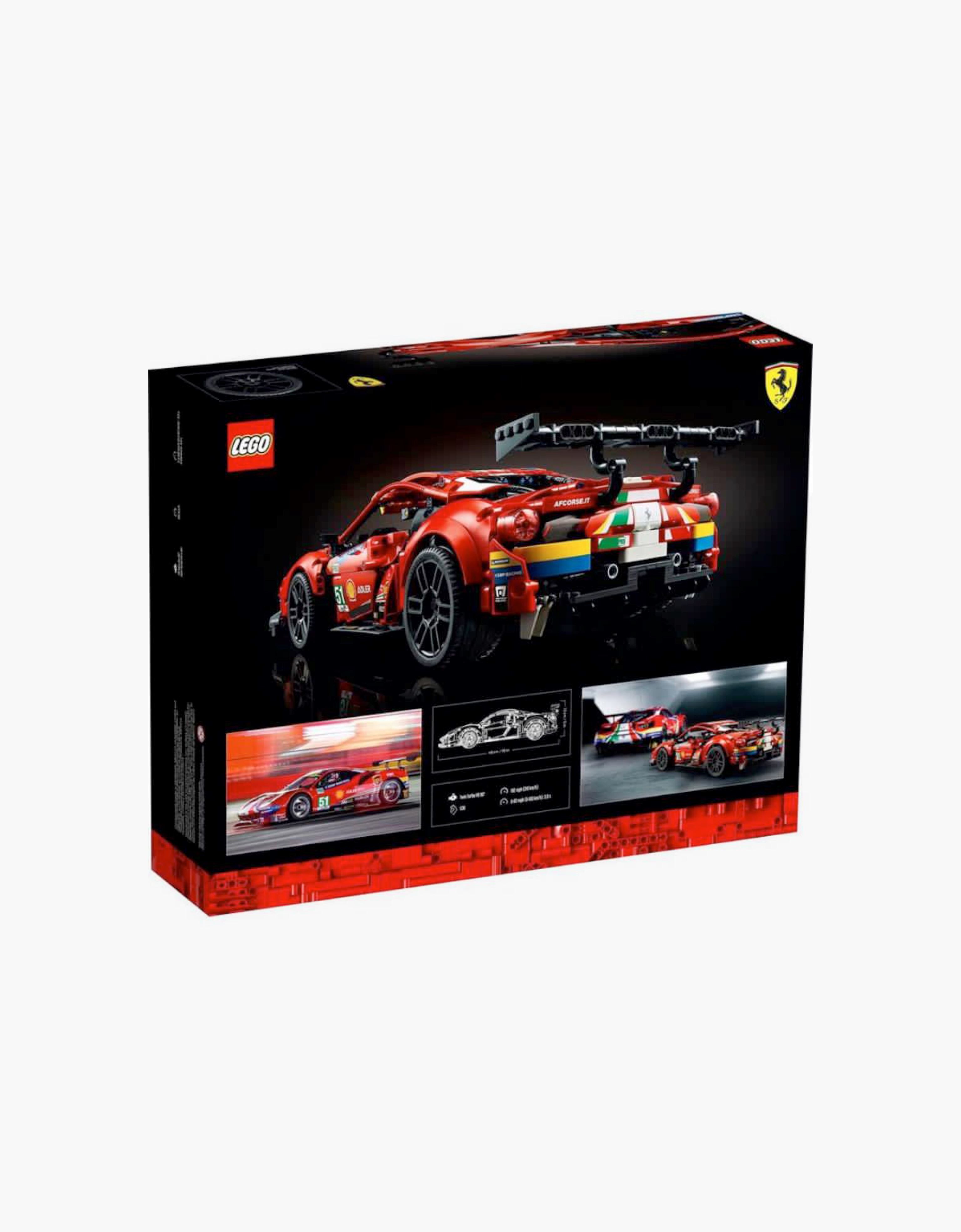 Ferrari LEGO® Technic Ferrari 488 GTE “AF Corse # 51” model 红色 F0204fK