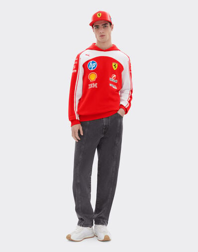Ferrari Replica 2026 Puma Hoodie for Scuderia Ferrari HP Red LA0HAf