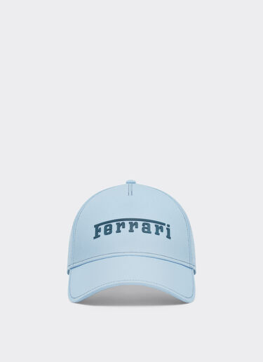 Cotton cap with Ferrari logo Ferrari Cotton cap with Ferrari logo Steel Blue 20403f