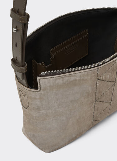 Ferrari 尼龙斜挎包 Khaki Green 50167f