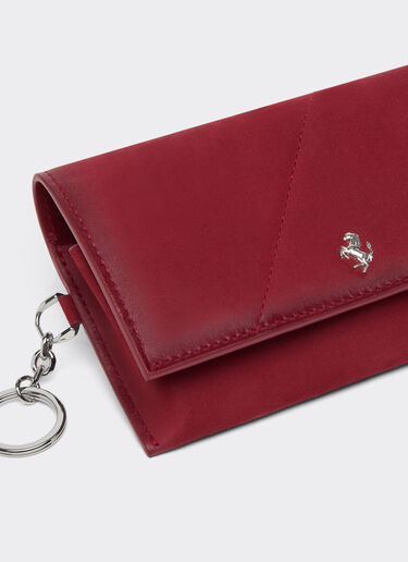 Nubuck eyeglass case Ferrari Nubuck eyeglass case Maison Red 50523f