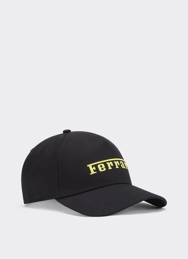 Ferrari 涂层徽标棒球帽 黑色 20403f