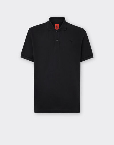 Ferrari 跃马有机棉质珠地 Polo 衫 米色 22412f