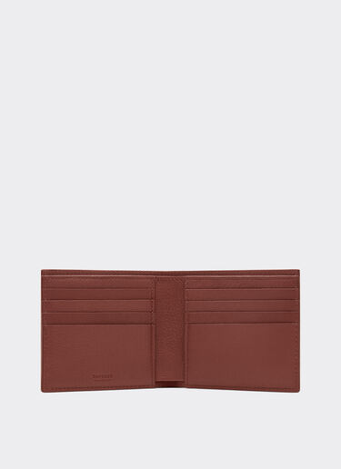 Leather wallet with diagonal stitching Ferrari Leather wallet with diagonal stitching Espresso 49219f