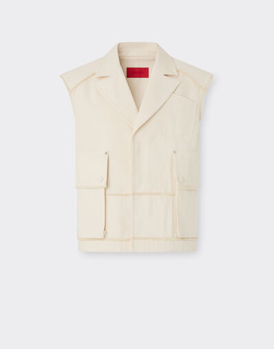 马菲莱棉质马甲 Ferrari 马菲莱棉质马甲 Avorio 50953f