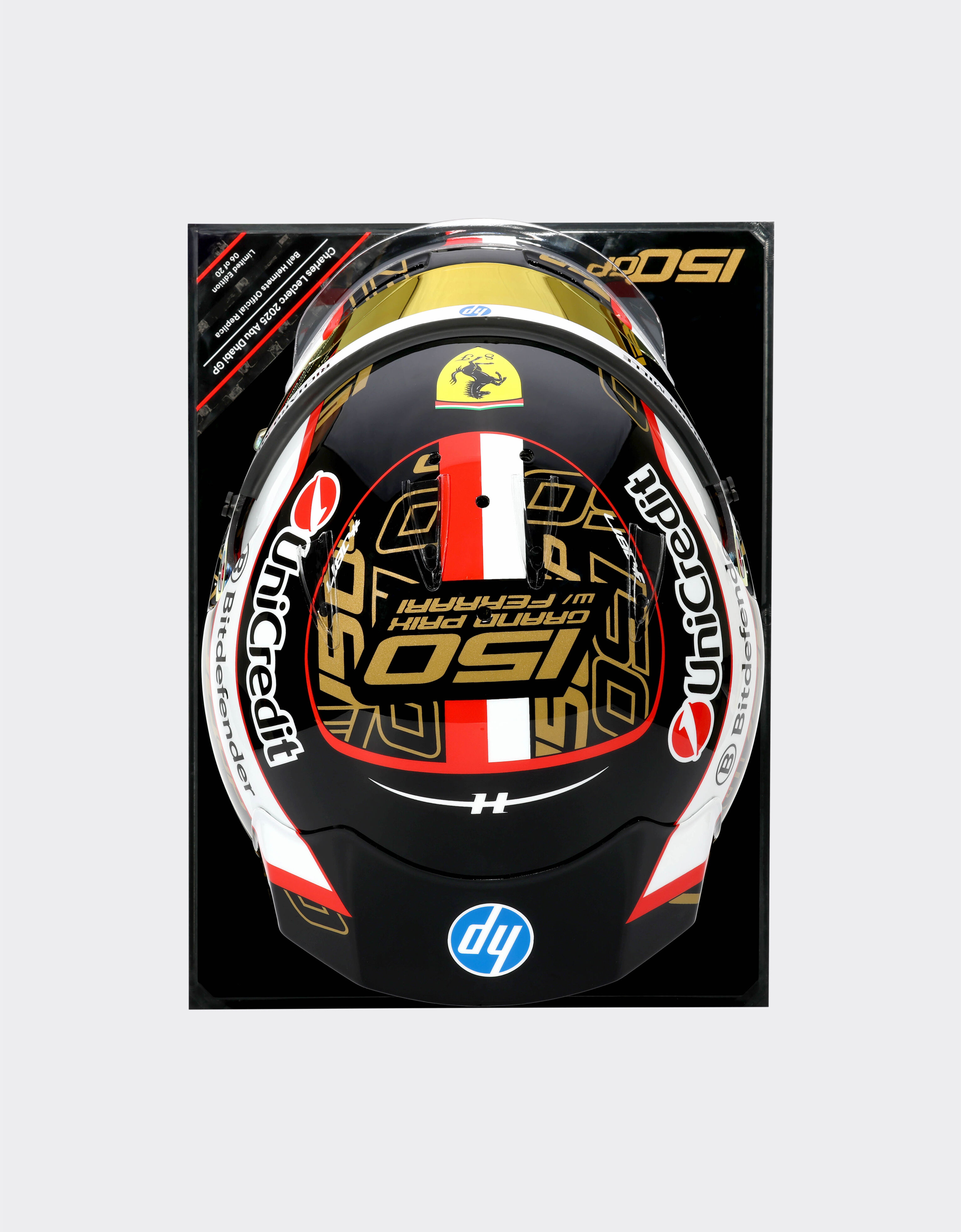 Leclerc Helmet Abu Dhabi Special Edition 2025 1:1 Scale Ferrari Leclerc Helmet Abu Dhabi Special Edition 2025 1:1 Scale Multicolour LA0GMf