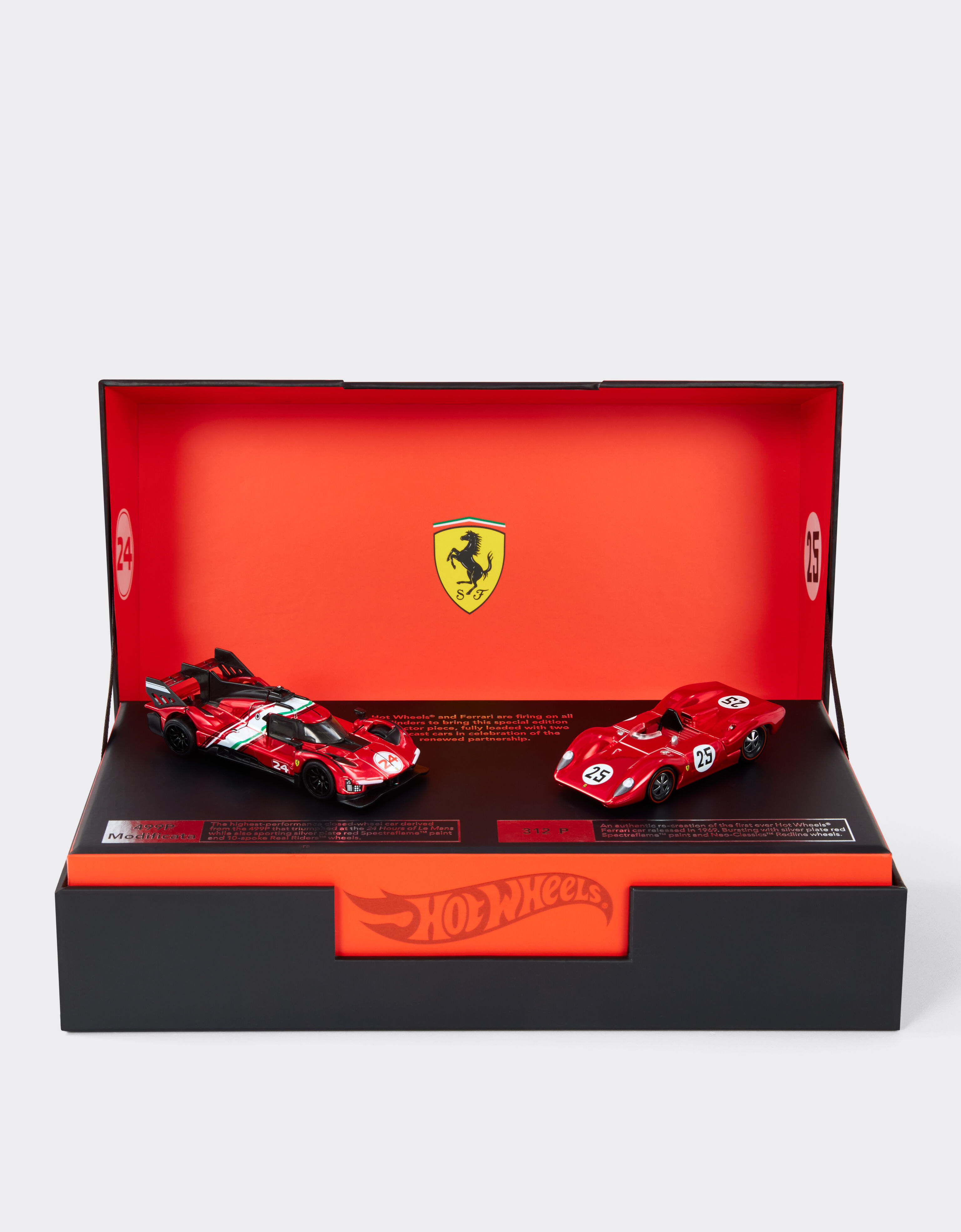 Ferrari Hot Wheels 法拉利经典风火轮套装 Racing red LA06Df