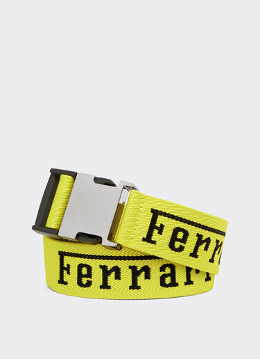 Ferrari 法拉利徽标提花腰带 黄色 20295f
