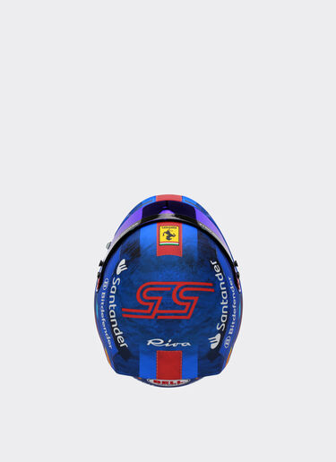 Ferrari 1:2比例 Carlos Sainz 迈阿密2024特别版迷你头盔 苏格兰蓝色 F1349f
