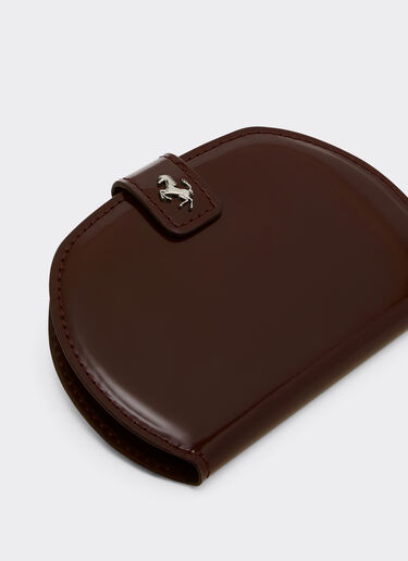 Ferrari Dino glossy leather folding wallet Ferrari Ferrari Dino glossy leather folding wallet Espresso 49218f
