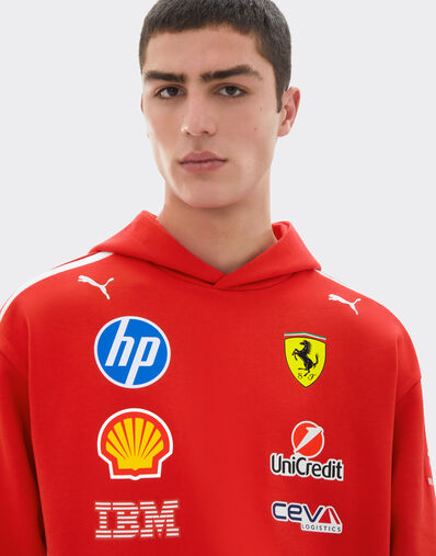 Ferrari Replica Drivers Authentic 2026 Puma for Scuderia Ferrari HP Sweatshirt Red LA0GXf